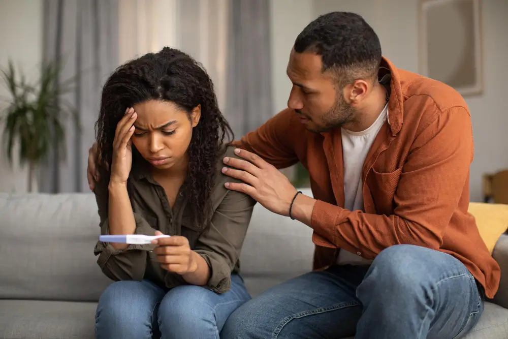 Repeated miscarriages and fertility issues in a couple trying to conceive with fertility specialist consultation